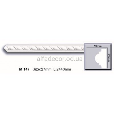 Молдинг полиуретановый (2.44м) Harmony Decor M 147 купить в Одессе