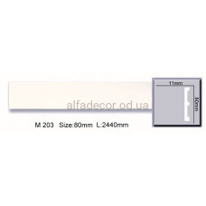 Молдинг(плінтус) поліуретановий (2.44м) Harmony Decor M 203