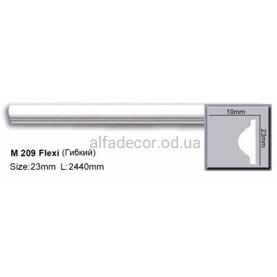 Молдинг полиуретановый гибкий (2.44м) Harmony Decor M 209 Flexi купить в Одессе