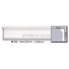 Молдинг поліуретановий гладкий (2.44м) Harmony Decor M 212