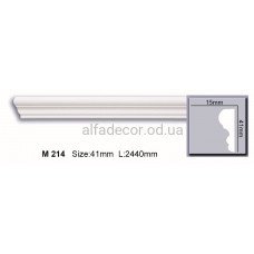 Молдинг поліуретановий гладкий (2.44м) Harmony Decor M 214 Молдинг поліуретановий гладкий (2.44м) Harmony Decor M 214