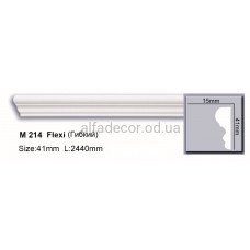 Молдинг поліуретановий гнучкий (2.44м) Harmony Decor M 214 Flexi