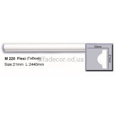 Молдинг поліуретановий гнучкий (2.44м) Harmony Decor M 220 Flexi