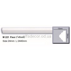 Молдинг поліуретановий гнучкий (2.44м) Harmony Decor M 221 Flexi