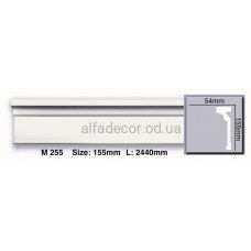 Молдинг поліуретановий гладкий (2.44м) Harmony Decor M 255