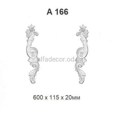 Орнамент полиуретановый Harmony Decor A 166LR купить в Одессе