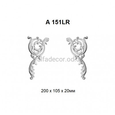 Орнамент полиуретановый Harmony Decor A 151LR купить в Одессе