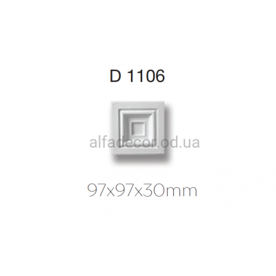 Декор обрамления(квадрат) полиуретановый Harmony Decor D 1106 купить в Одессе