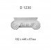 Капитель пилястры полиуретановая Harmony Decor D 1230 купить в Одессе