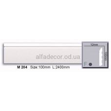 Плінтус поліуретановий (2.44м) Harmony Decor M 204
