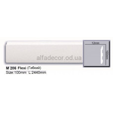 Плінтус поліуретановий гнучкий (2.44м) Harmony Decor M 206 Flexi