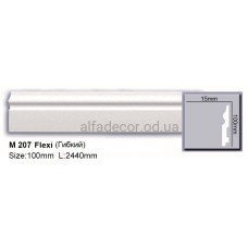 Плінтус поліуретановий гнучкий (2.44м) Harmony Decor M 207 Flexi