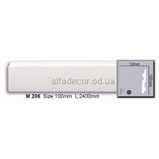 Плінтус поліуретановий (2.44м) Harmony Decor M 206 Плінтус поліуретановий (2.44м) Harmony Decor M 206