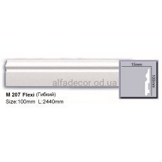 Плінтус поліуретановий гнучкий (2.44м) Harmony Decor M 207 Flexi