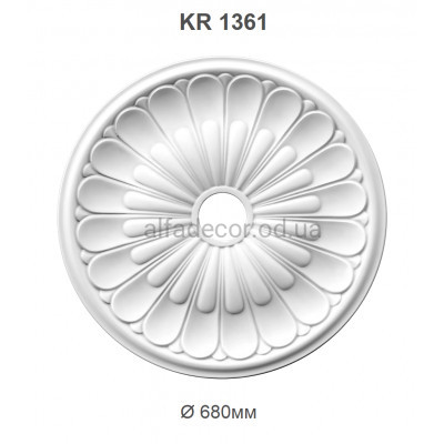 Розетка поліуретанова Harmony Decor KR 1361 купити в Одесі