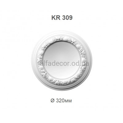 Розетка поліуретанова Harmony Decor KR 309 купити в Одесі