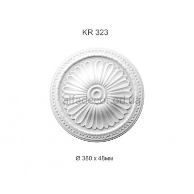 Розетка поліуретанова Harmony Decor KR 323 купити в Одесі