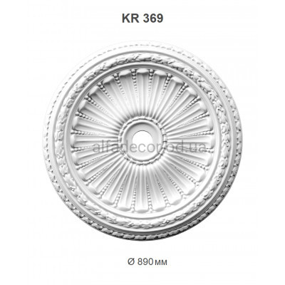 Розетка поліуретанова Harmony Decor KR 369 купити в Одесі