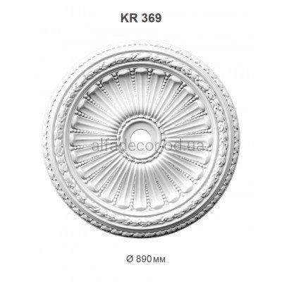 Розетка поліуретанова Harmony Decor KR 369 купити в Одесі