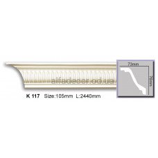 Карниз (2.44м) Harmony Decor K 117