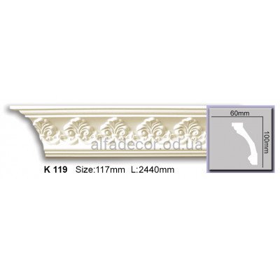 Карниз (2.44м) Harmony Decor K 119 купити в Одесі