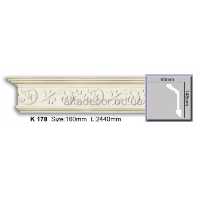 Карниз гибкий (2.44м) Harmony Decor K 178 купить в Одессе