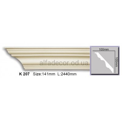 Карниз гибкий (2.44м) Harmony Decor K 207 купить в Одессе