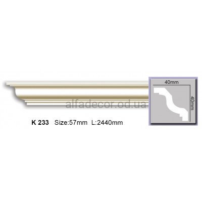 Карниз (2.44м) Harmony Decor K 233 купить в Одессе