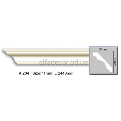 Карниз (2.44м) Harmony Decor K 234 купить в Одессе