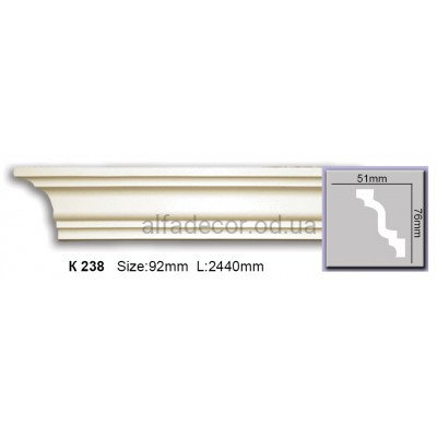 Карниз (2.44м) Harmony Decor K 238 купити в Одесі