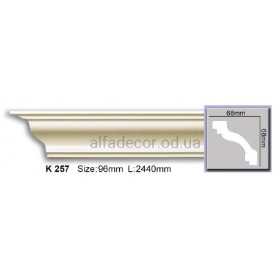 Карниз гибкий (2.44м) Harmony Decor K 257 купить в Одессе