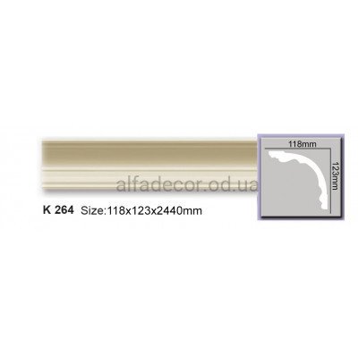 Карниз гибкий (2.44м) Harmony Decor K 264 купить в Одессе
