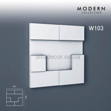 Пано(3D панель) W103 CUBI Orac Decor