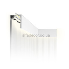 Карниз шторний для підсвічування CX215 LEDGE Orac Decor Карниз шторний для підсвічування CX215 LEDGE Orac Decor