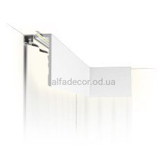 Карниз шторний для підсвічування CX217 LEDGE Orac Decor Карниз шторний для підсвічування CX217 LEDGE Orac Decor