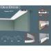 Молдинг(плінтус) універсальний SX157 SQUARE Orac Decor купити в Одесі
