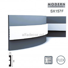 Молдинг(плінтус) гнучкий SX157F Orac Decor