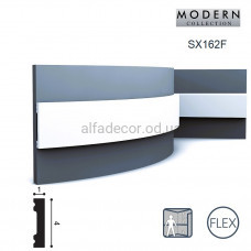 Молдинг(плінтус) гнучкий SX162F Orac Decor