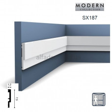 Молдинг(плінтус) універсальний SX187 HIGH LINE Orac Decor