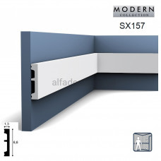 Молдинг(плінтус) універсальний SX157 SQUARE Orac Decor