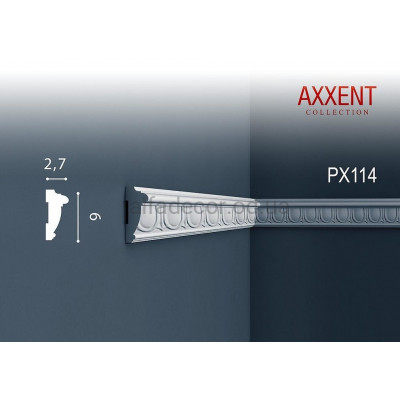 Молдинг із орнаментом PX114 Orac Decor купити в Одесі