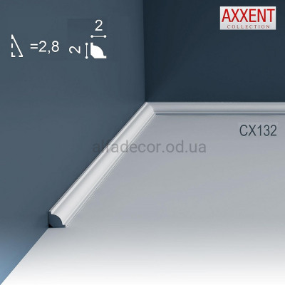 Плінтус(карниз) універсальний CX132 Orac Decor купити в Одесі