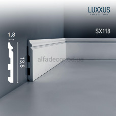 Плінтус дюрополімерний SX118 Orac Decor