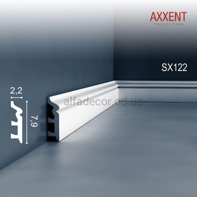 Плінтус дюрополімерний SX122 Orac Decor купити в Одесі
