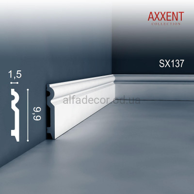Плінтус дюрополімерний SX137 Orac Decor купити в Одесі
