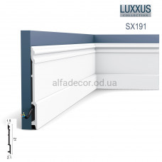 Плінтус дюрополімерний SX191 Orac Decor