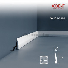 Плінтус дюрополімерний SX159 Orac Decor