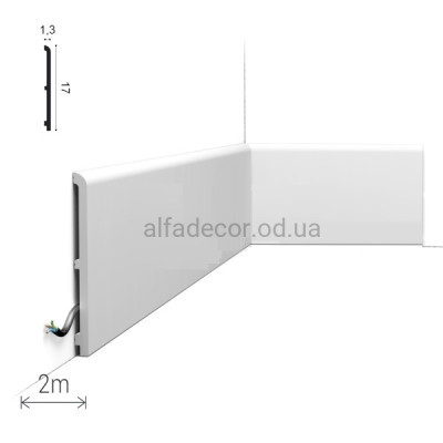 Плінтус дюрополімерний SX212 Orac Decor купити в Одесі