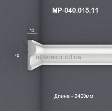 Молдинг полімерний MP-040.015.11 Perimeter Молдинг полімерний MP-040.015.11 Perimeter