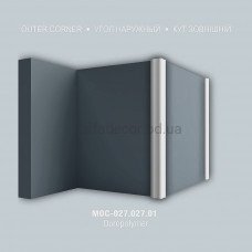 Молдинг полімерний кутовий MOC-027.027.01 Perimeter